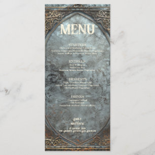 Dwarven Splendour Fantasy Wedding Menu