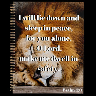 Dwell In Safety Psalm Bible Verse Planner