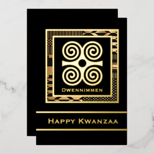 Dwennimmen Happy Kwanzaa Card