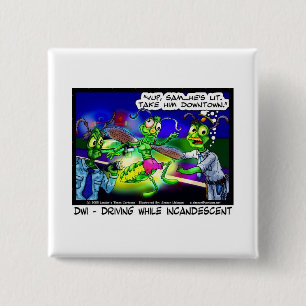 DWI Firefly Funny Gifts Tees & Collectibles 15 Cm Square Badge