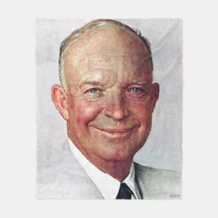 Dwight D. Eisenhower Fleece Blanket