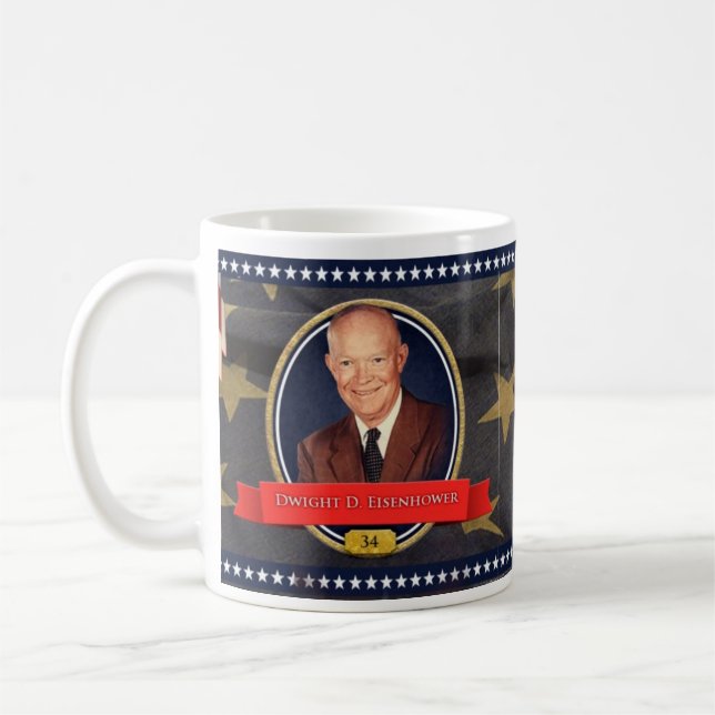Dwight D. Eisenhower Historical Mug (Left)