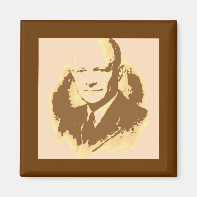 Dwight D Eisenhower Magnet (Front)