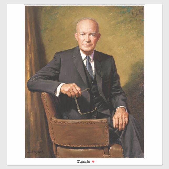 Dwight Eisenhower President White House Portrait   (Sheet)