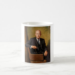 Dwight Eisenhower President White House Portrait   Coffee Mug
