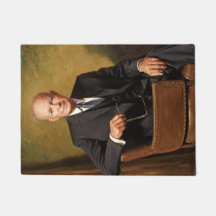 Dwight Eisenhower President White House Portrait Doormat
