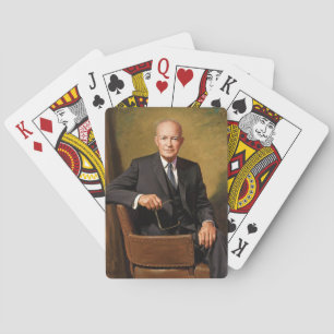 Dwight Eisenhower President White House Portrait Playing Cards
