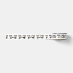 Dwight Route 66 Satin Ribbon