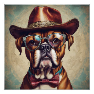 Dwight The Boxer Poster