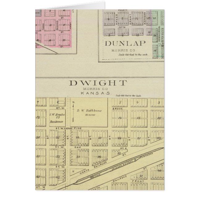 Dwight, Wilsey, Dunlap, Kansas (Front)