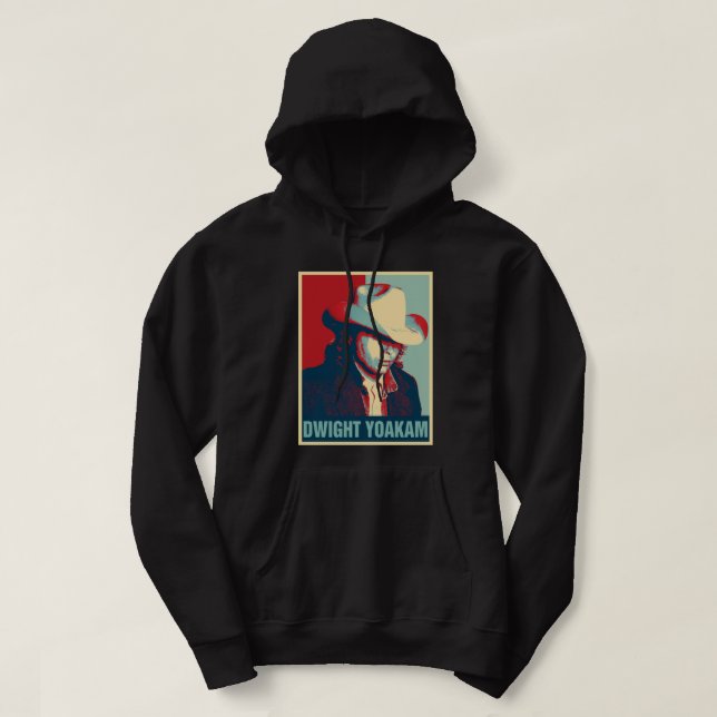 Dwight Yoakam Retro Hope Style Gift For Fans.png Hoodie (Design Front)