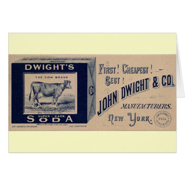 Dwight's Soda-1879 (Front Horizontal)
