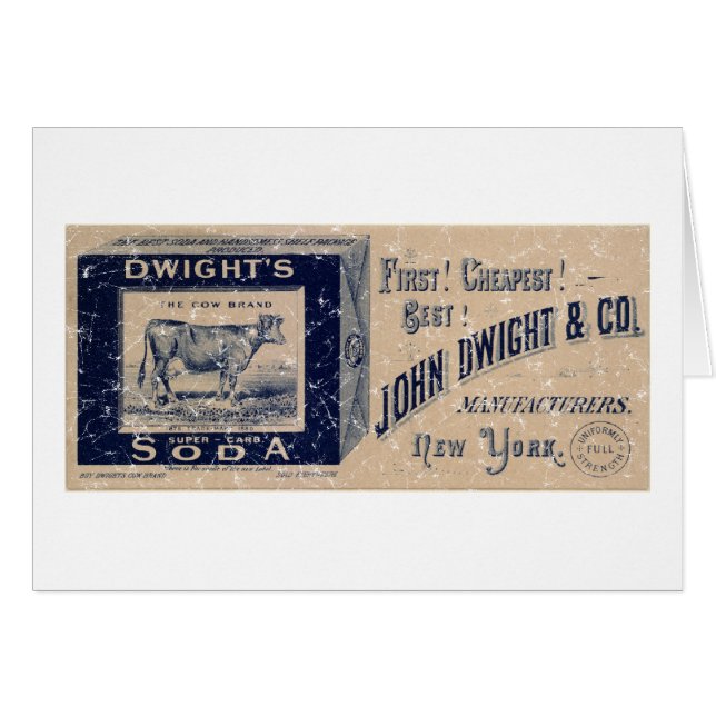 Dwight's Soda-1879 - distressed (Front Horizontal)