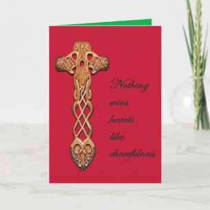 Dwynwen Nothing Wins Hearts Like Cheerfulness  Card