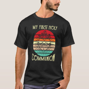 Dy Vintage My First Holy Communion Christian T-Shirt