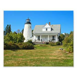 Dyce Head Lighthouse, Castine Maine Photo Print
