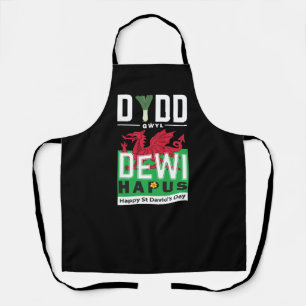 Dydd Gŵyl Dewi Hapus Happy St Davids Day 7 Apron