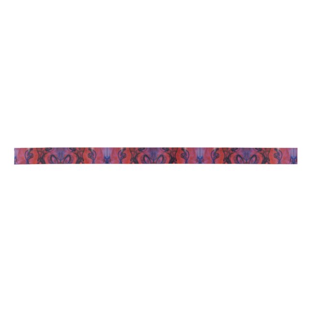 Dye Swirls Satin Ribbon (Front)