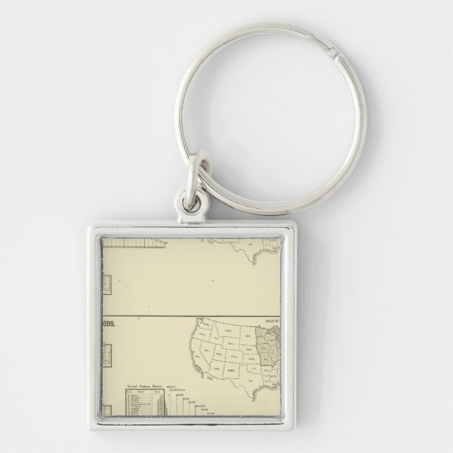 Dyeing, finishing, hosiery, knit goods key ring (Front)