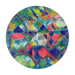 Dyes pattern cutting board