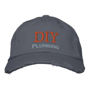 DYI Plumbing Embroidered Hat