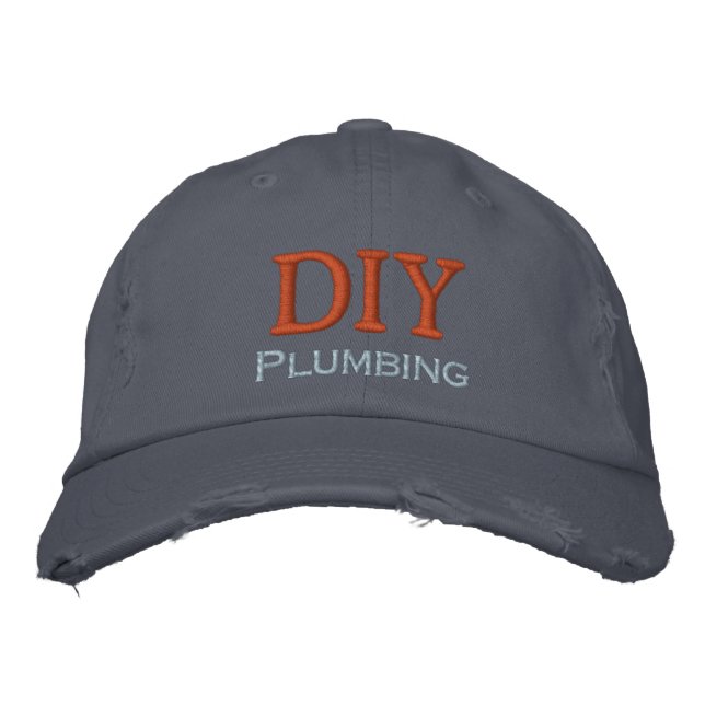 DYI Plumbing Embroidered Hat (Front)