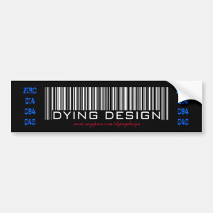 Dying Design Sticker w/ numbers