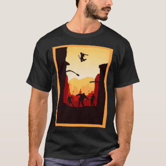 Dying Light Minimalist Travel Style Video Game Art T-Shirt