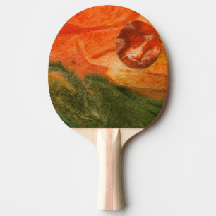 "Dying Sun #1" Ping Pong Paddle