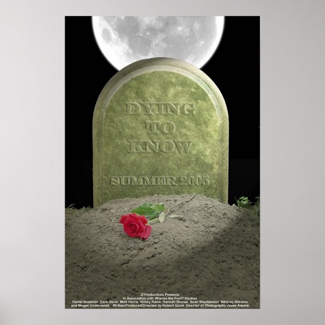 Dying To Know Movie Poster (Front)