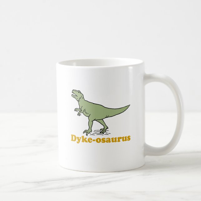Dyke-osaurus Coffee Mug (Right)