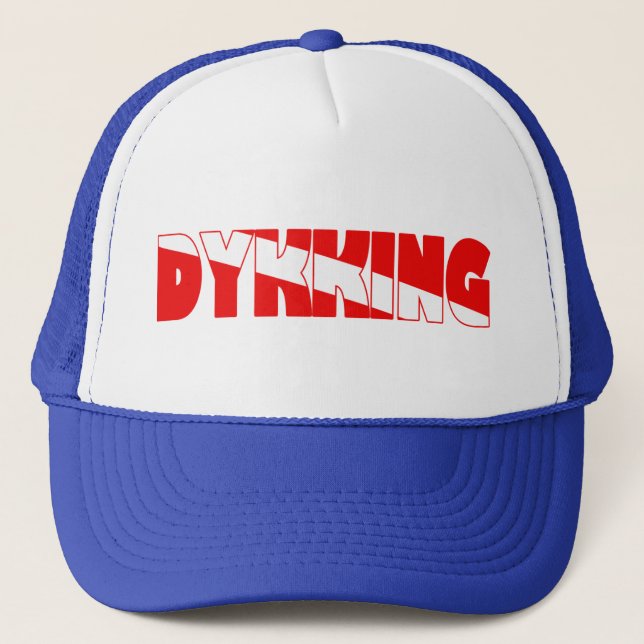 Dykking (Norwegian) Trucker Hat (Front)