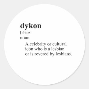 DYKON CLASSIC ROUND STICKER