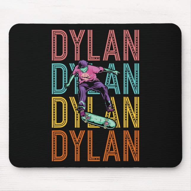 Dylan Custom Skateboarding Hob  Mouse Pad (Front)