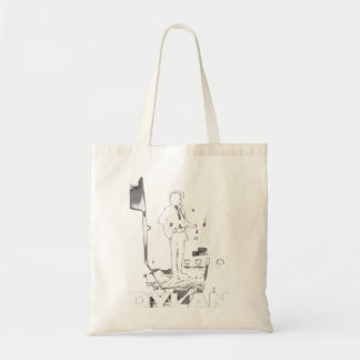 dylan on black   tote bag