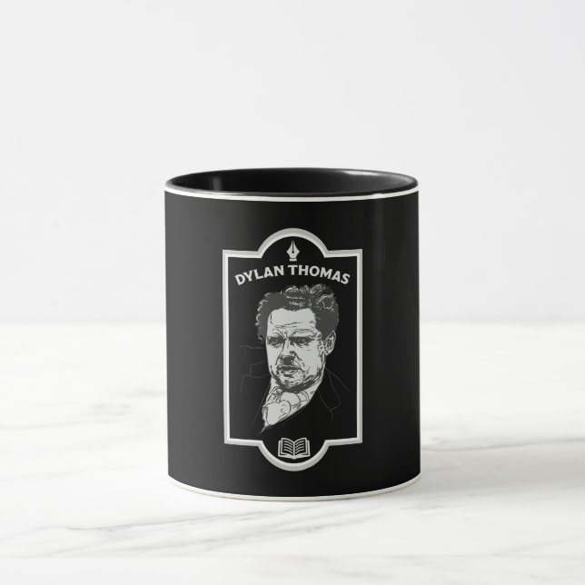 Dylan Thomas Welsh Poet Mug (Center)