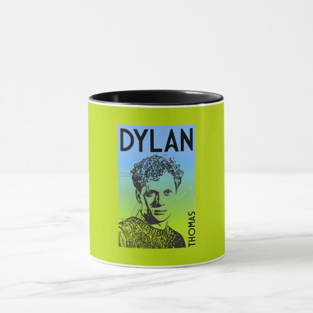 Dylan Thomas Welsh Poet Mug (Center)