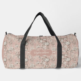 Dylandria Vintage Dusty Rose Pink Duffle Bag