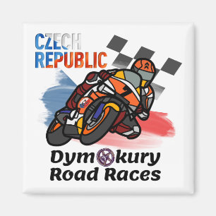 Dymokury Motorcycle Road Races Magnet