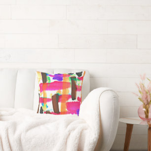 Dynamic Abstract Pattern in Art Cushion