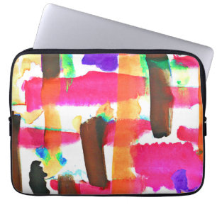Dynamic Abstract Pattern in Art Laptop Sleeve