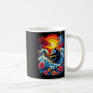 Dynamic Animal Surfing Coffee Mug