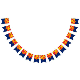 Dynamic Arizona State Flag Graphic on a