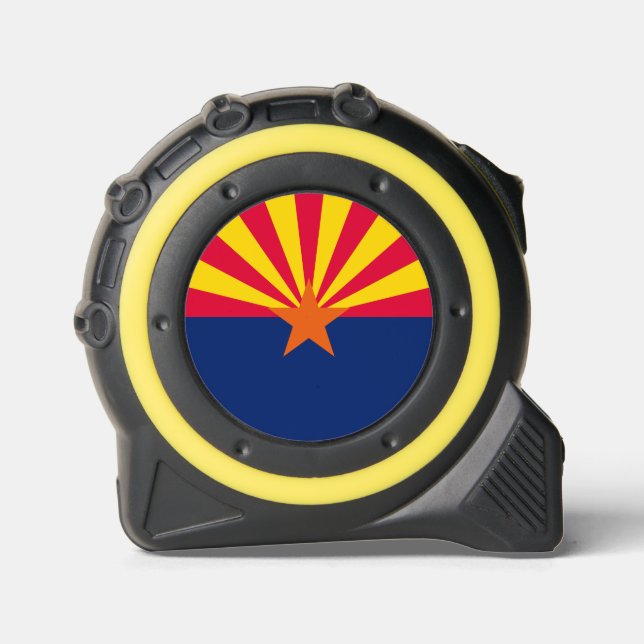 Dynamic Arizona State Flag Graphic on a 1 (Front)