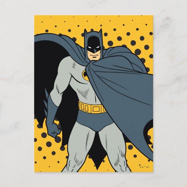 Dynamic Batman Cape Postcard (Front)