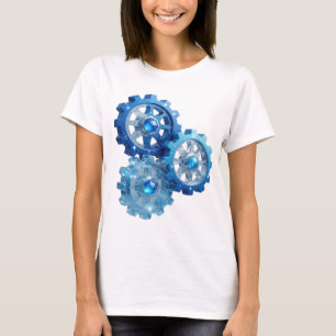Dynamic Blue BLUE GEAR Wearable Art T-Shirt