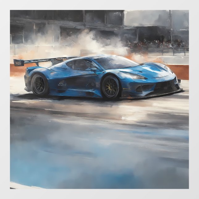 Dynamic Blue Urban Race Scene (Sheet)