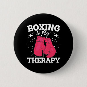 Dynamic Boxing Quote For Coaches Trainers 6 Cm Round Badge