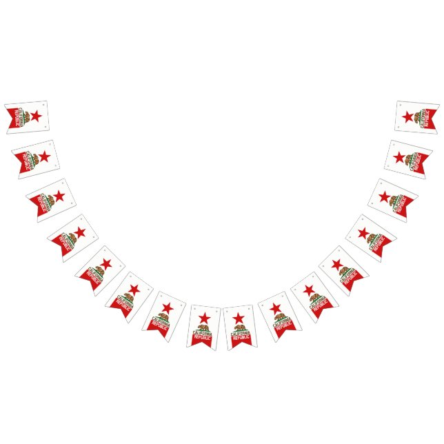 Dynamic California State Flag Graphic on a (All)