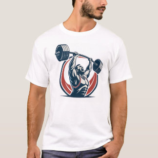 Dynamic Cartoon Bodybuilder T-Shirt